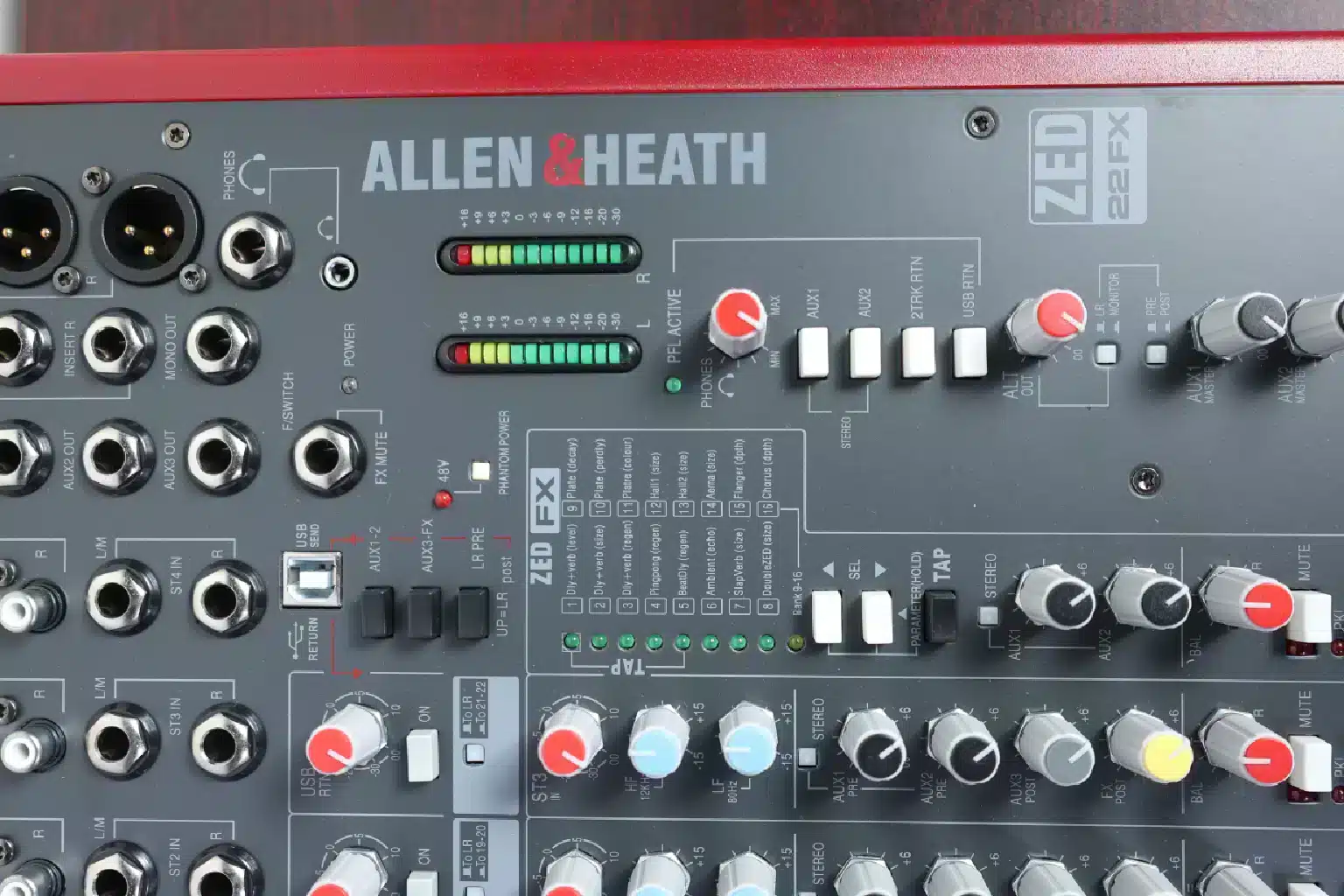 Affordable Allen & Heath 22 FX mixer,