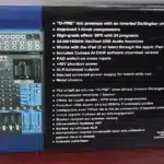 Yamaha MG16XU for live performances,