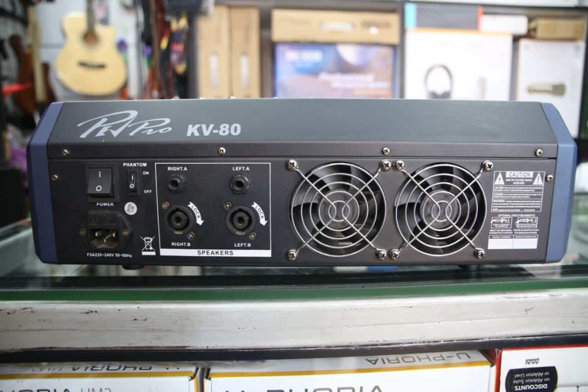 8 channel pev pro mixer.