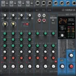 Yamaha MG10XU mixer for studio use