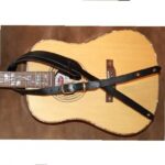 Leather guitar strap