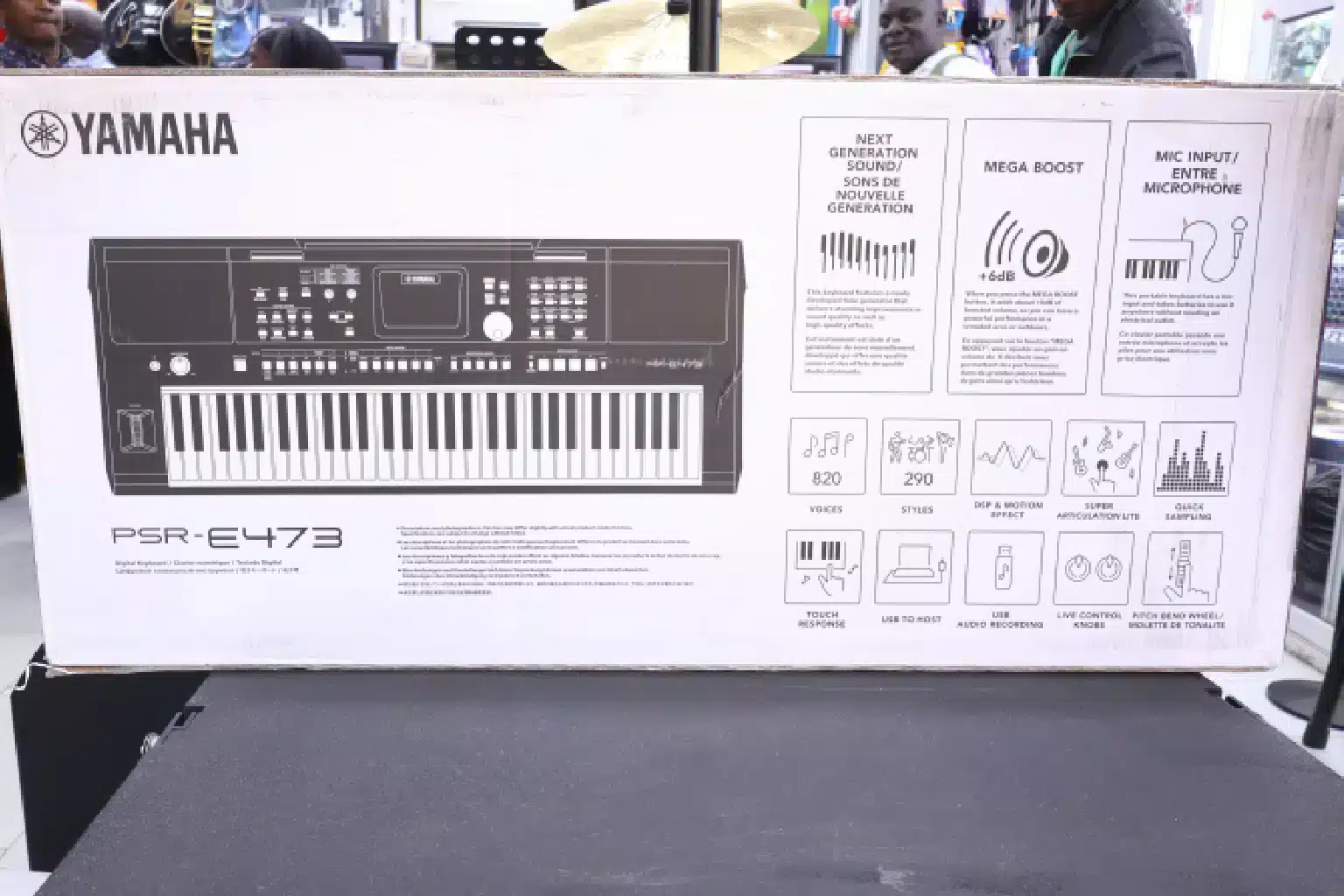 Yamaha PSR E473 voices