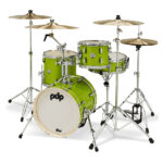 pdp new yorker 16 electric green sparkle shellset