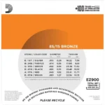 Great Acoustic Guitar Strings D’Addario EZ900 85/15 Bronze best in kenya