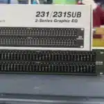 Behringer DBX 231-231 SUB setup