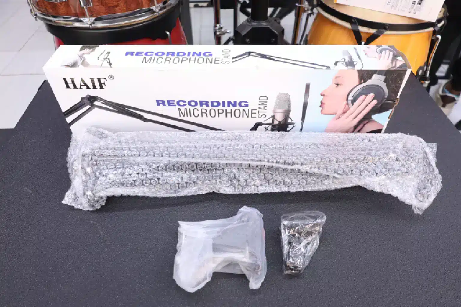Professional recording mic stand