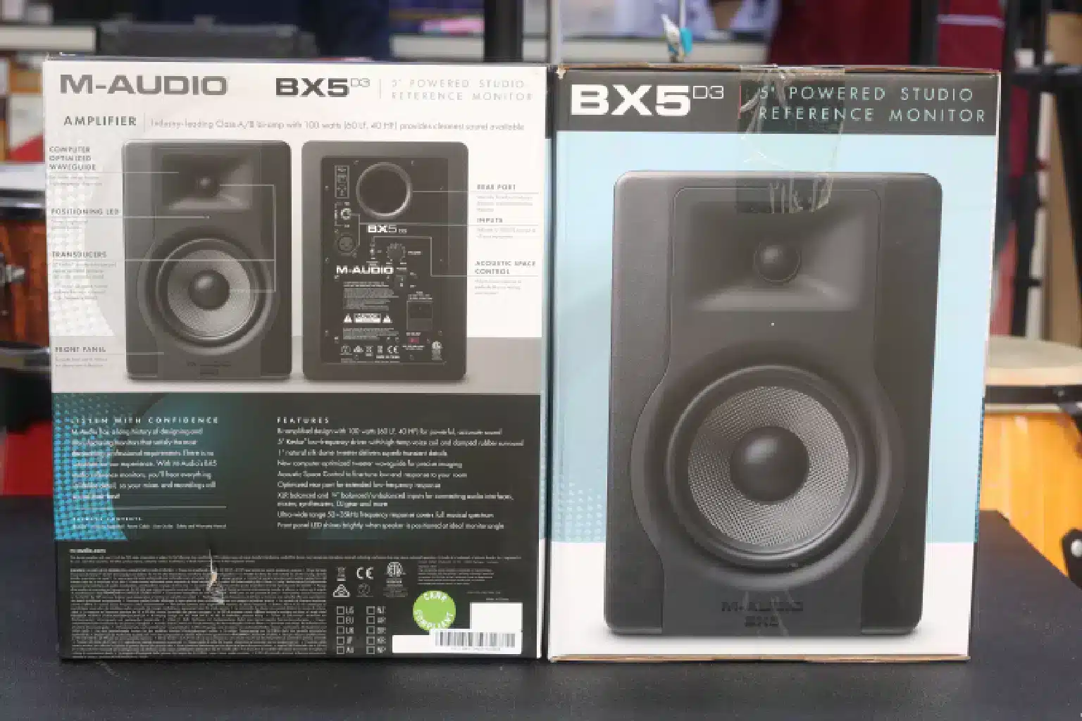 M-Audio BX5 D3 bass response