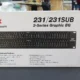 DBX 231/231